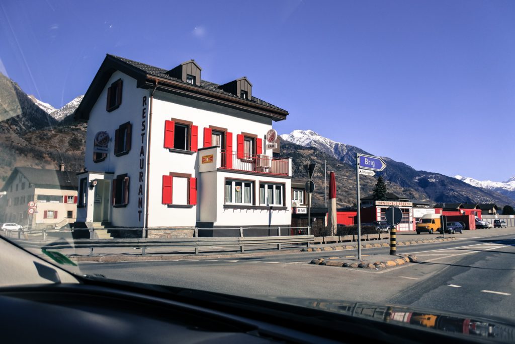 droga do Zermatt