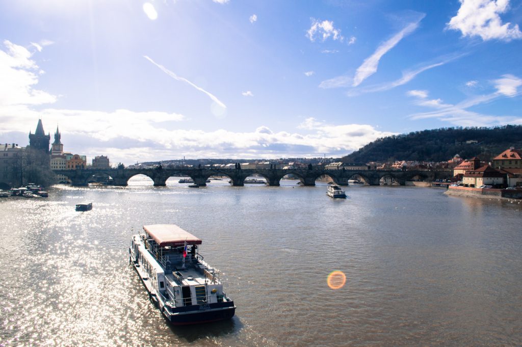 widok na most Karola