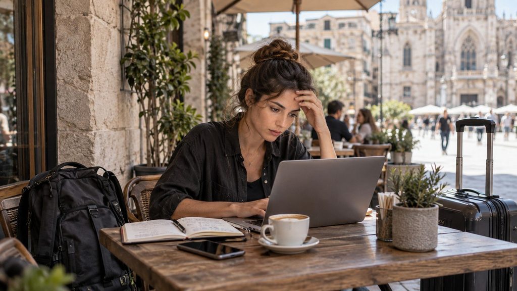 Laptop na plaży, wieczne wakacje i życie za grosze? Rozprawiamy się z pięcioma mitami o cyfrowych nomadach — od rodziny, która tak żyje naprawdę.