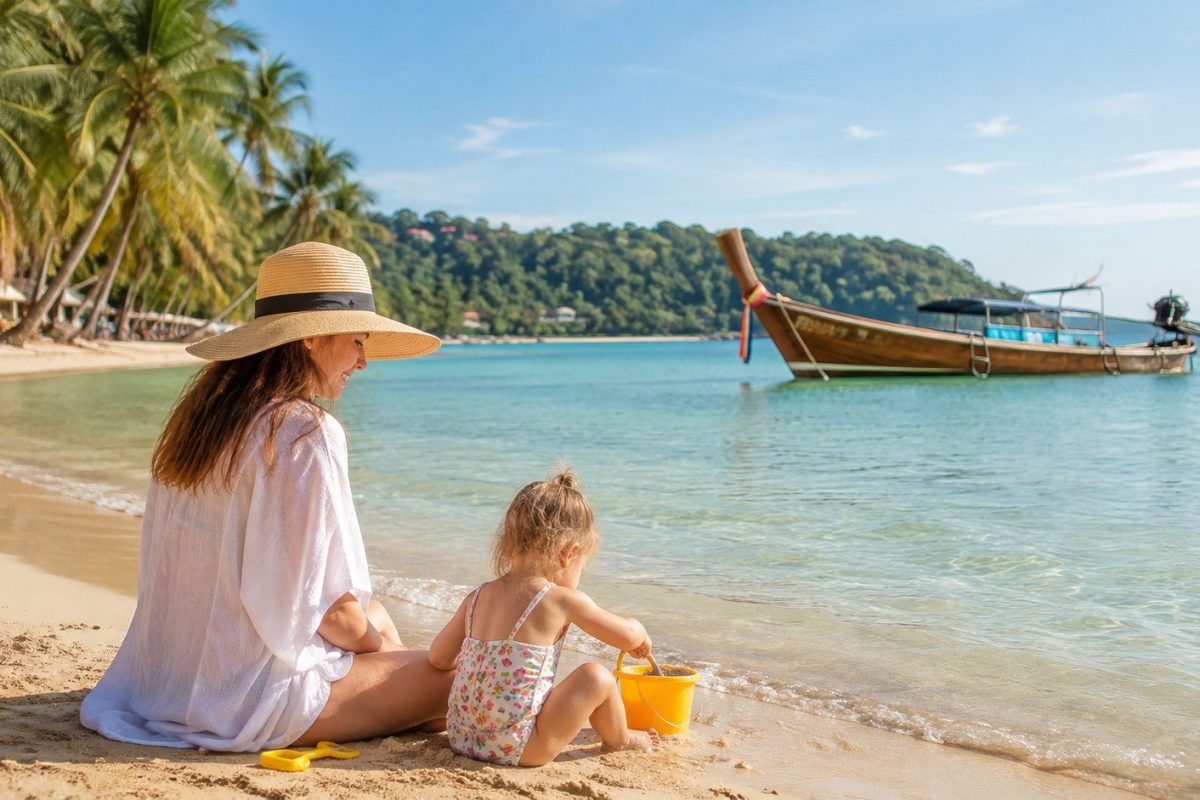 Antyteza Phuketu: długa, płaska i leniwa wyspa bez imprezowni — dlaczego Koh Lanta to nasz typ na pierwszą Tajlandię z dzieckiem.