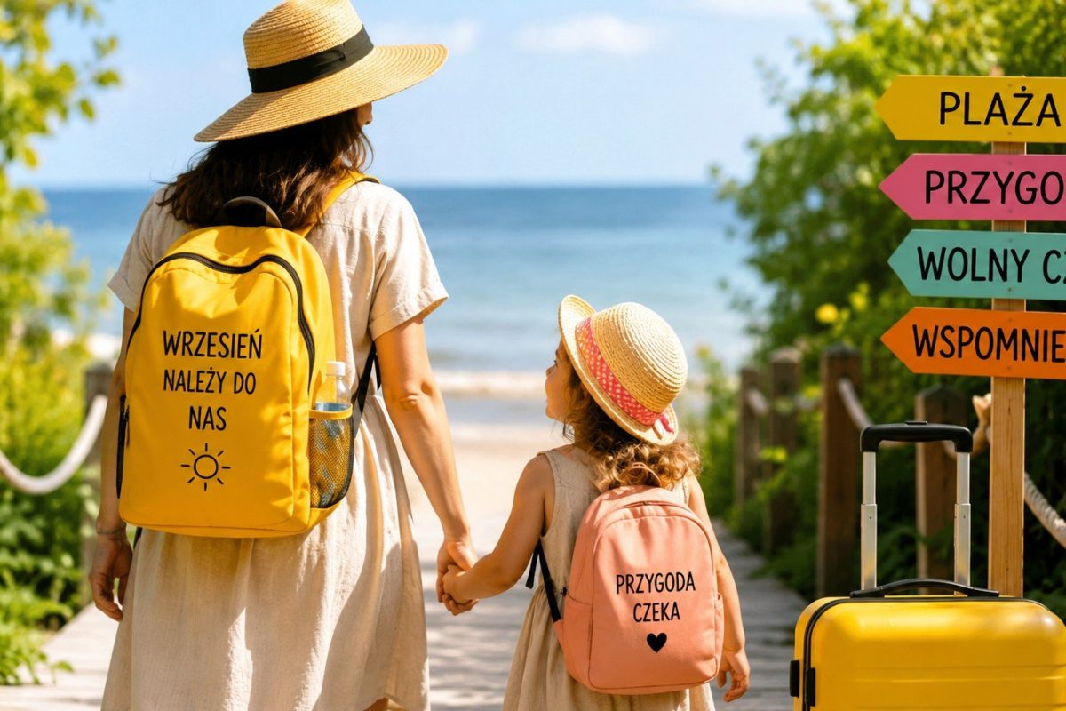 Okno przywileju rodzin z dzieckiem nieszkolnym: wrzesień daje morze nagrzane całym latem, ceny obcięte o połowę i plaże bez tłumów.