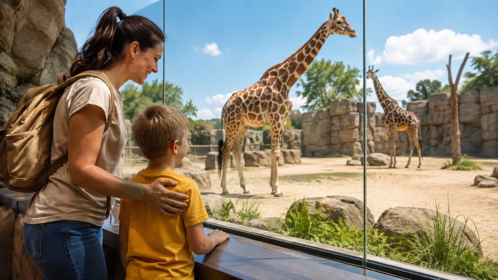 Zoo regularnie w światowych topkach, mała wieża Eiffla z labiryntem luster i zamek zwiedzany patentem wieczornym — Praga w wersji rodzinnej.