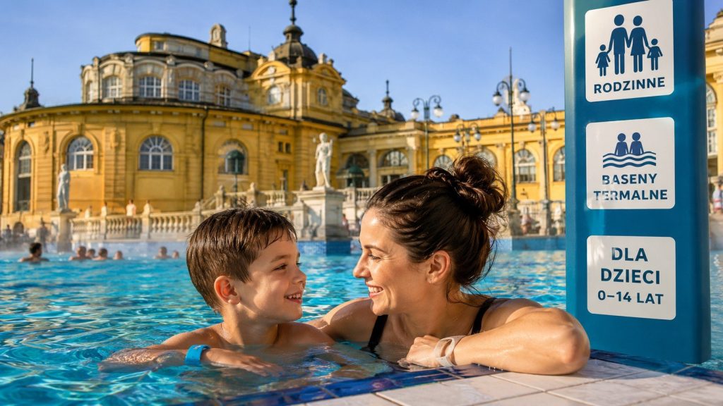 Miasto term ma haczyk: gorące baseny nie są dla maluchów — które kąpieliska wpuszczają rodziny, co poza termami i ile kosztuje weekend nad Dunajem.
