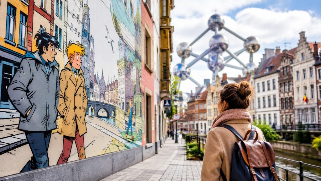 Godzina pociągiem dzieli stolicę komiksu od miasta zatrzymanego w średniowieczu — jak spiąć Brukselę i Brugię w jeden rodzinny weekend bez biegania.