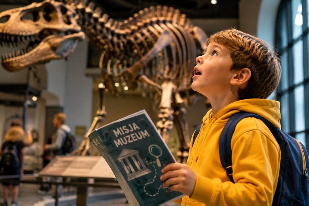 Muzeum z dzieckiem to nie loteria, tylko rzemiosło: misje, karty łowcy i żelazna zasada 45 minut — arsenał wypracowany od Luwru po Smithsonian.