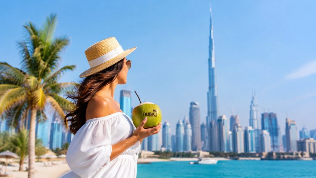 Od grudnia do lutego Dubaj staje się miastem, którym latem tylko udaje — pogoda spacerowa, sezonowe atrakcje i okna cenowe zimy 2026/2027.